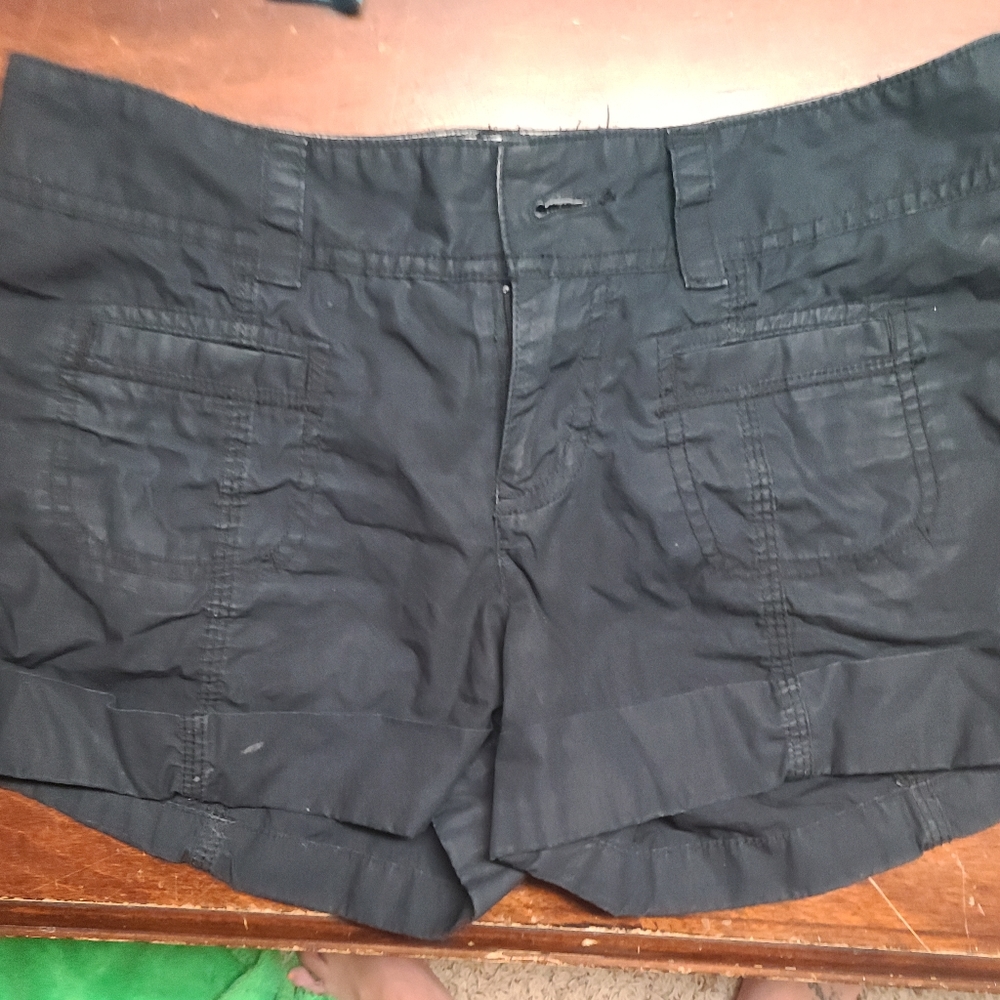 Black soft shorts